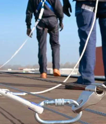 Linhas de vida em volta redonda